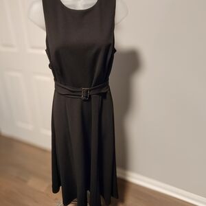Elegant Black Sleeveless Dress